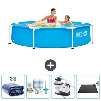 Intex Piscina Con Estructura Redonda - 244x51 Cm - 5-piezas Scb62