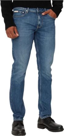 Calvin Klein Jeans Slim-fit Jeans, male, Blue, Size: W30 L34 Slim-fit Denim Jeans