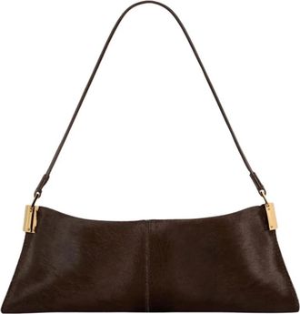 Balmain 64-83 Kleine Tas van Pony-Effect Leer - Dames - Schoudertassen - Bruin - ONE Size - Leer - Tassen