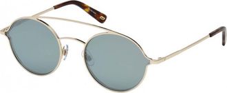 Web Eyewear Mens WE0220-5632X WE0220 56 5632X Sunglasses - Gold - One Size