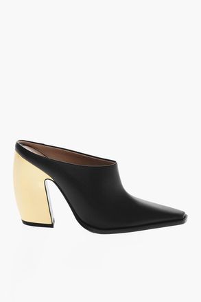Bottega Veneta Leather Mules TOKYO with 11cm Metallic Heel Bottega Veneta
