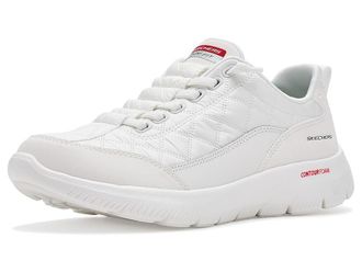 Skechers Summits Contour Foam - Cozy Fit Womens Shoes White : 7.5 C - Wide, Synthetic/Textile