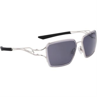 Nike Mens Accessories Prism Square Sunglasses in Slvr/Gry/LtGry - Grey - One Size