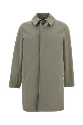 L'Impermeabile Minimalist Mid-Length Coat with Classic Collar