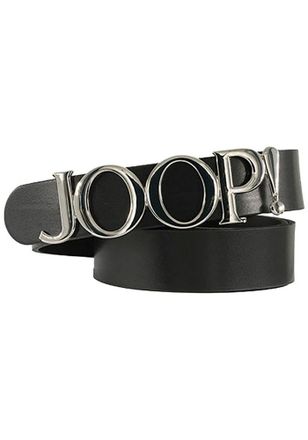 Joop Lederg&uuml;rtel JOOP, Damen, Gr. 100, schwarz, silber, Rindsleder, G&uuml;rtel Lederg&uuml;rtel