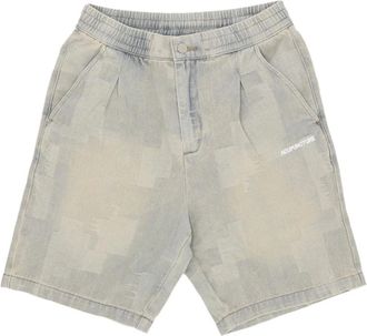 Acupuncture Shorts Patchwork - - Shorts - Uomo - Blu - XS