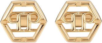 Philipp Plein Icon Pj 9Aa 11Cu - Dames - Oorbellen - Geel - ONE Size - Accessoires