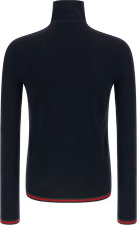 Gucci Mens Blue Cashmere Cardigan Clothing