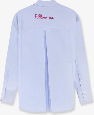 MC2 Saint Barth Womens Shirt Cristal Cotton Blue