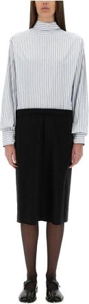Maison Margiela Midi Jurk - Dames - Casual kleedjes - Veelkleurig - XS - Katoen - Kleedjes
