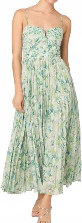 Astr Bayley Maxi Dress In Green Floral