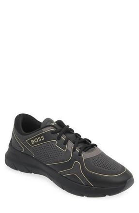 【関税込み】BOSS ブラック ローカットスニーカー BOSS ローカット スニーカー | ブラック | FARFETCH JP