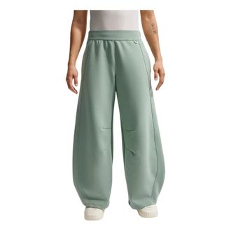 Nike 24.7 ImpossiblySoft High-Waisted Wide-Leg Broek - Dames - Sport - Groen - Maat: M Katoen