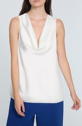 Elie Tahari The Jane Cowl Neck Tank in Sky White at Nordstrom Rack, Size Small