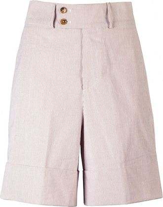 Berwich High Waisted Bermuda Shorts