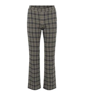 Part Two Geruite broek met Easy-Fit taille - Dames - Broeken - Blauw - Maat: S
