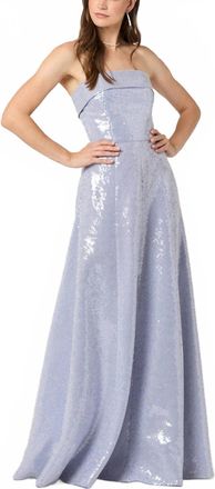 Shoshanna Bennett Dress In Vista Blue/ivory