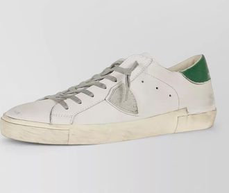 Philippe Model lace up low top shoes contrast heel