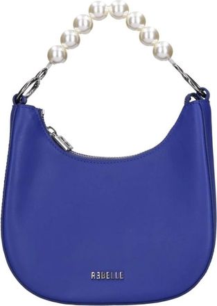 Rebelle Leren Tas - Dames - Handtassen - Blauw - ONE Size - Leer - Tassen