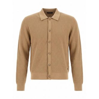 HUGO BOSS C-Laconico Cardigan - Knitwear - Hombre - Marr&oacute;n - 3XL