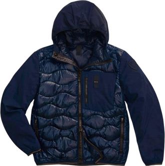 Blauer Blue Shiny Quilted Padded Jacket