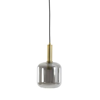 Light & Living Light & Living - L&aacute;mpara Colgante - Lekar - Bronce - Vidrio