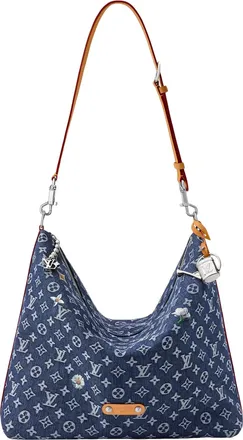 Louis Vuitton Vagabond Hobo Blue M27555