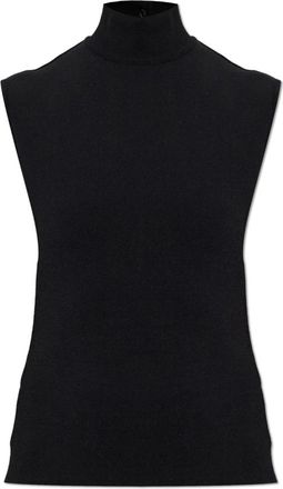 Lanvin Tops, Dames, Zwart, S, Colbert met coltrui