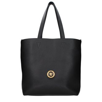 Versace Black Leather Shoulder Womens Bag