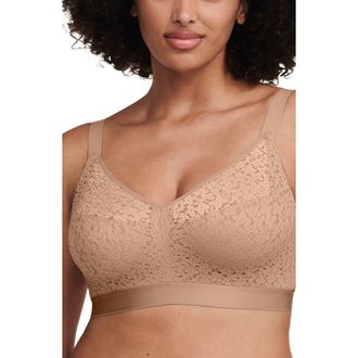 Chantelle Norah Supportive Wireless Bra in Coffee Latte-2T at Nordstrom, Size 32E