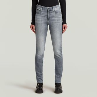 G-Star Womens G-Star RAW Ace 2.0 Slim Straight Jeans - Grey