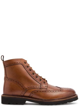 Oliver Sweeney Milbrook Leather Ankle Boots - Brown - 10 (IT44 / UK10)
