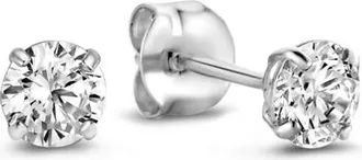 Isabel Bernard Accessoires, Dames, Grijs, ONE Size, Saint Germain Lourdes Stud Oorbellen