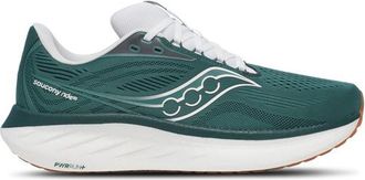 Saucony Mens Ride 18 - Running Shoes Pine/White Size 10.5
