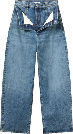 The Attico Wide Jeans - Dames - Loose Fit Jeans - Blauw - W26 - Jeans