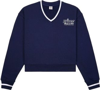 Sporty & Rich Prince Health cotton sweatshirt - women - Cotton - S - Blue
