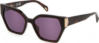 Police Womens SPLL34 55 550752 Sunglasses - Brown - One Size