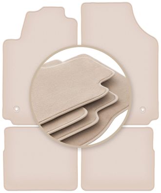 OEM Alfombrillas Beige Premium Para Audi A2 Hatchback 2000-2005