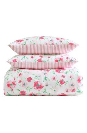 Laura Ashley Meadow Daisies Comforter Set in Pink at Nordstrom Rack, Size Full/queen