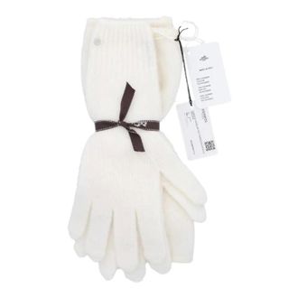Herm&egrave;s Pre-owned Accessories, female, Beige, Size: ONE SIZE Pre-owned Cashmere and Silk Blend Gloves