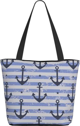 AOOEDM Chic Marine Anchors Hand Ladies Shopping Bag 13x11x7in.The Perfect ValentineS Day Gift.It Is The Best ValentineS Day Gift For Mom, Daughter, Wife,Etc