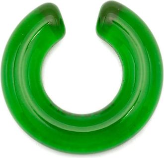 Fiorucci translucent ear cuff - women - Plastic - One Size - Green