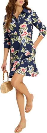 Tommy Bahama Islandscape Ocean Petals Shirtdress in Coastline at Nordstrom, Size Medium