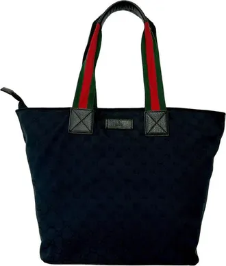 Gucci Pre-owned Gucci GG Canvas Web Tote Ladies M0JTJGMWNGI4H0AK