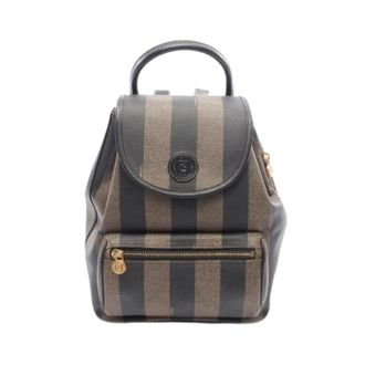 Fendi Pre-owned Vintage Rugzak - Dames - Pre-owned - Bruin - Maat: ONE Size Leer