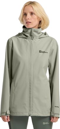 Jack Wolfskin Outdoorjacke JACK WOLFSKIN TRAILTIME 2L JKT W, Damen, Gr. XXL, gr&uuml;n (mint leaf), Obermaterial: 100% Polyester, Jacken Outdoorjacke, Wasserabweisend, w
