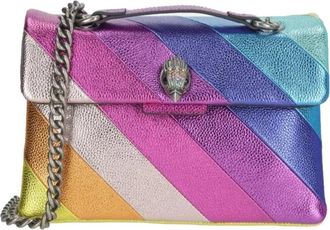 Kurt Geiger Regenboog Iconische Schoudertas - Dames - Schoudertassen - Veelkleurig - ONE Size - Tassen