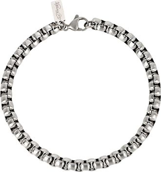 Ed Hardy Mens Box Chain Bracelet in Silver at Nordstrom Rack