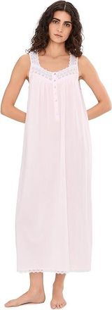 Eileen West Modal Jersey Sleeveless Ballet Nightgown Womens Jumpsuit & Rompers One Piece Solid Soft Pink : SM, Cotton/Modal