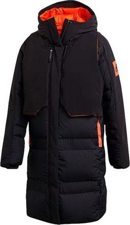 adidas (WMNS) adidas Myshelter Cold.RDY Down Jacket Asia Sizing Black Orange FR9529
